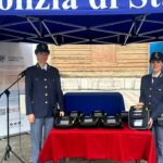 I defibrillatori donati alla Polizia