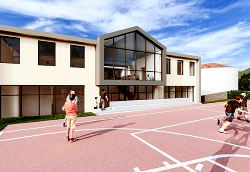 Rendering scuola Don Milani Montegrotto Terme